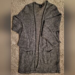 Cozy Gray Cardigan Sweater